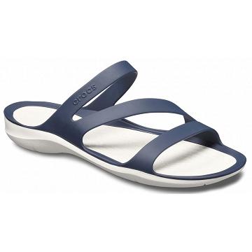 Crocs Swiftwater™ Sandal Women's Slides Navy | Australia 0598MQZA